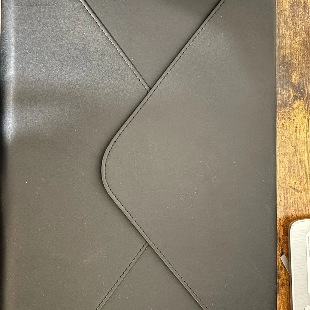 Black Envelope Sleeve Document Binder